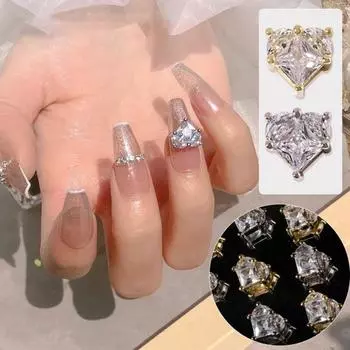 Украшение для ногтей, очаровательное тонкое мастерство, прочные модные трехмерные аксессуары для любви для дома B