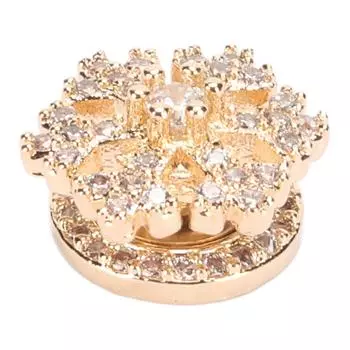 Украшение для ногтей вращающееся элегантное красивое в форме снежинки 3D рождественский декор для ногтей для дома