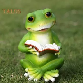 Украшение для патио, украшение для сада из смолы, реалистичная статуя животного, устойчивый к атмосферным воздействиям садовый декор, аксессуар для газона, патио, балкона A