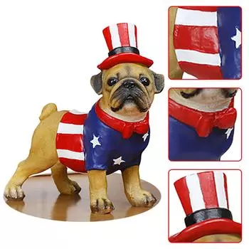 Украшение для рабочего стола, офиса, изделия из смолы, имитация щенка, подарок