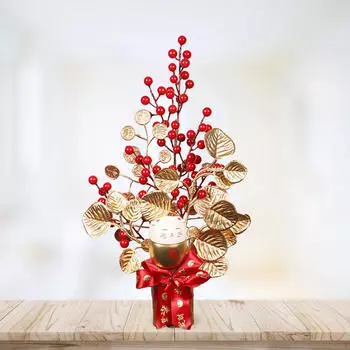 Украшение для рабочего стола «Весенний фестиваль» с искусственными ягодами