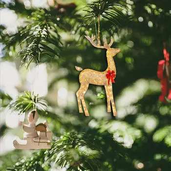 Украшение для рождественской елки Маленькое украшение для патио Год Зима Style A