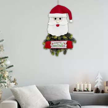 Украшение для рождественской елки, ручная работа, креативное украшение с подвесными веревками, рождественские огни, подвеска Santa Pendant