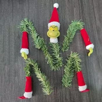 Украшение для рождественской елки Yousheng, зеленая подвеска на руку, ногу, верхушку для рождественской елки, уникальное веселое праздничное украшение, реквизит Sets