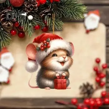 Украшение для салона автомобиля, подвесной кулон в форме животного, очаровательный внешний вид, универсальное украшение для сумки, брелок 1