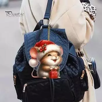 Украшение для салона автомобиля, подвесной кулон в форме животного, очаровательный внешний вид, универсальное украшение для сумки, брелок 1