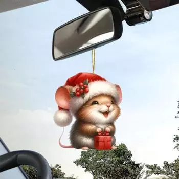 Украшение для салона автомобиля, подвесной кулон в форме животного, очаровательный внешний вид, универсальный брелок для сумки