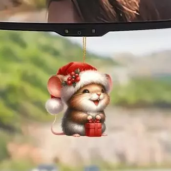 Украшение для салона автомобиля, подвесной кулон в форме животного, очаровательный внешний вид, универсальный брелок для сумки