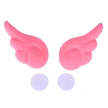 Украшение для шлема Украшение в виде крыльев ангела Универсальные аксессуары для украшения шлема розовый