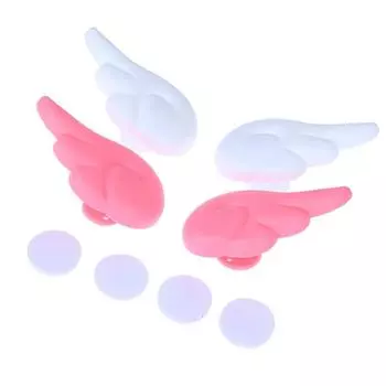 Украшение для шлема Украшение в виде крыльев ангела Универсальные аксессуары для украшения шлема белый