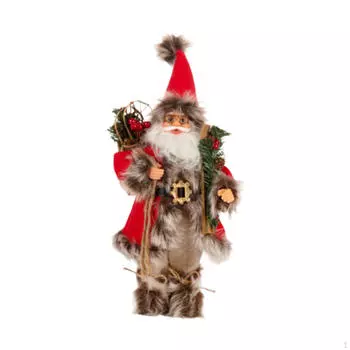 Украшение для стоячей куклы, центральный элемент коллекции, фигурка Санты для офисного автомобиля 19cmx30cm