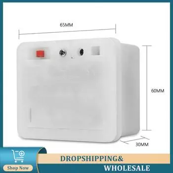 Украшение для вечеринки на Хэллоуин, страшный, хитрый, ужасный, кричащий реквизит, датчик звука на Хэллоуин, креативный, забавный, кричащий динамик, датчик звука белый