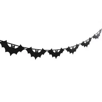 Украшение для вечеринки на Хэллоуин Выдвижной флаг Баннер Призрачный фестиваль Украшение Призрак Паук Летучая мышь Выдвижной флаг