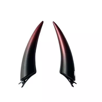 Украшение для волос Готический дьявол рога Призрак шпилька для волос Косплей Костюм Аксессуары Повязка на голову для Хэллоуина Red