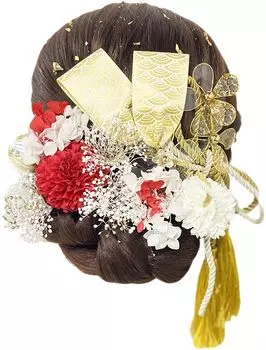 Украшение для волос украшения для волос сухоцветы искусственные цветы набор из 15 церемоний совершеннолетия/выпускной красный