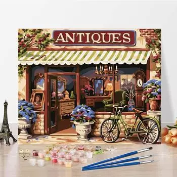 Украшение дома, цифровая картина маслом, холст, цифры, картина, сделай сам, картина по номерам, картина маслом по номерам 40x50cm no frame