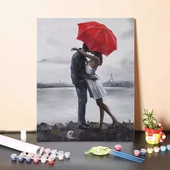 Украшение дома DIY Картина по номерам Цифровая картина маслом Холст Искусство Номера Картина маслом 40x50cm no frame