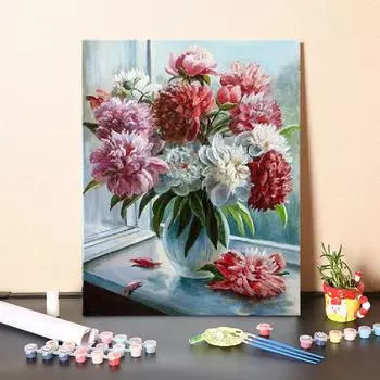 Украшение дома DIY Картина по номерам Холст Номера Картина маслом Искусство Цифровая картина маслом 40x50cm no frame