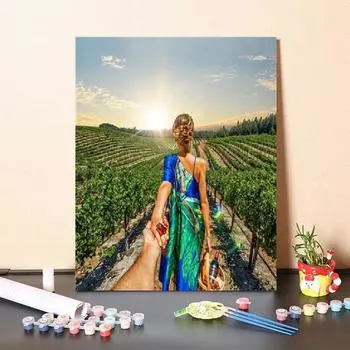 Украшение дома DIY Картина по номерам Холст Искусство Номера Картина маслом Цифровая картина маслом 40x50cm no frame