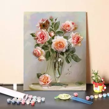 Украшение дома DIY Картина по номерам Искусство Холст Цифровая картина маслом Номера Картина маслом 40x50cm no frame