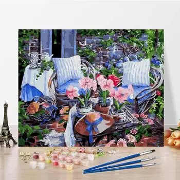 Украшение дома Холст Цифровая картина маслом Искусство DIY Картина по номерам Картина маслом по номерам 40x50cm no frame