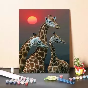 Украшение дома Холст Цифровая картина маслом по номерам Картина маслом по номерам Картина DIY Картина по номерам 40x50cm no frame