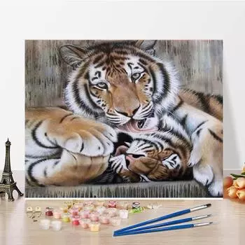 Украшение дома Холст DIY Картина по номерам Картина маслом Цифровая живопись маслом Искусство 40x50cm no frame