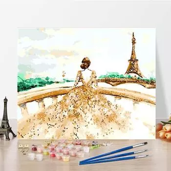 Украшение дома, холст, номера, картина маслом, сделай сам, картина по номерам, цифровая картина маслом 40x50cm no frame