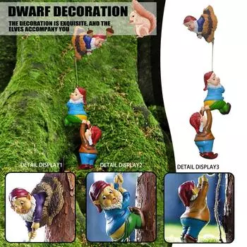 Украшение дома Homo Dwarf Украшения Статуя из смолы One Size