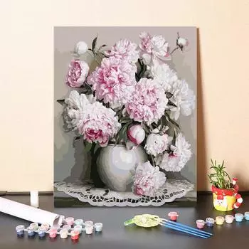 Украшение дома Художественные цифры Картина маслом DIY Картина по номерам Холст Цифровая картина маслом 40x50cm no frame