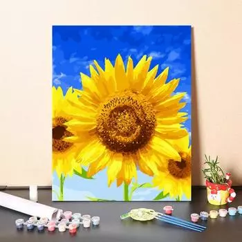 Украшение дома Искусство DIY Картина по номерам Цифровая картина маслом Цифры Картина маслом Холст 40x50cm no frame