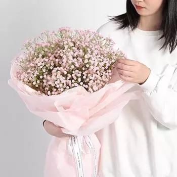 Украшение дома Изысканный красивый вечный букет для свадебной вечеринки, искусственный букет из гипсофилы