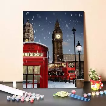 Украшение дома Картина по номерам Холст Картина Декомпрессия Ручная роспись DIY Цифровая картина маслом 40x50cm no frame