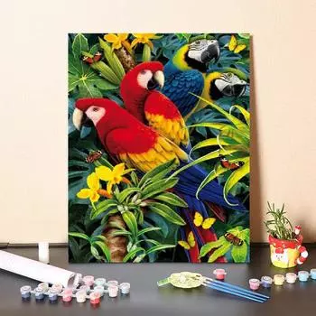 Украшение дома Номера Картина маслом Цифровая картина маслом DIY Картина по номерам Холст Искусство 40x50cm no frame