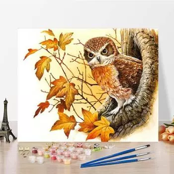 Украшение дома Номера Картина маслом DIY Картина по номерам Искусство Цифровая картина маслом Холст 40x50cm no frame