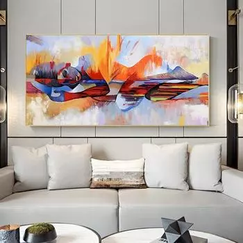 Украшение дома плакат настенное художественное украшение салон Casa картина маслом статуя Будды современная эстетика украшение комнаты 20cm40cm NoFrame