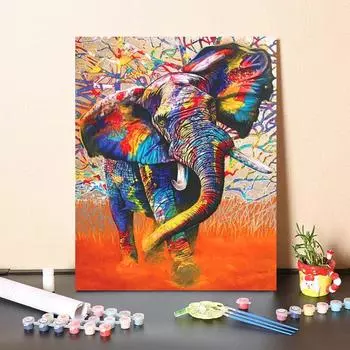 Украшение дома, ручная роспись, картина по номерам, декомпрессия, сделай сам, цифровая картина маслом, холст, живопись 40x50cm no frame