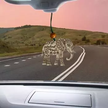 Украшение «Дружба со слоном» Деревянное сестричество Подарки со слоном с историей для женщин и племени Рождество