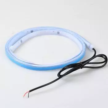 Украшение двери автомобиля, приветственная световая полоса, мигающий атмосферный свет, 120 см, светодиодный индикатор открытия двери, светодиодный атмосферный авто свет 12 В 1Pc