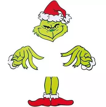 Украшение елки Рождественская шапка Украшение Вставка Креативный подарок Забор Пипер зелёный