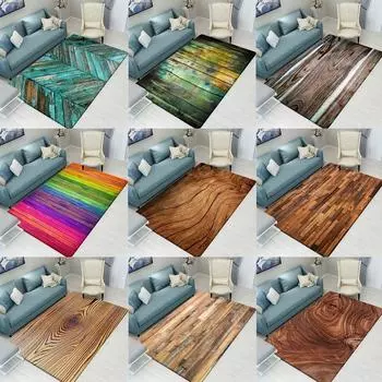 Украшение гостиной, ковер под дерево, прикроватный ковер для спальни, домашний ковер, современный нескользящий коврик 40x60cm