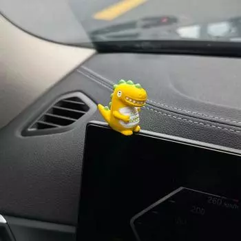 Украшение интерьера автомобиля, центральная консоль, украшение в виде динозавра, 4 шт., красочное украшение для автомобиля, милое украшение в виде животного для транспортных средств france