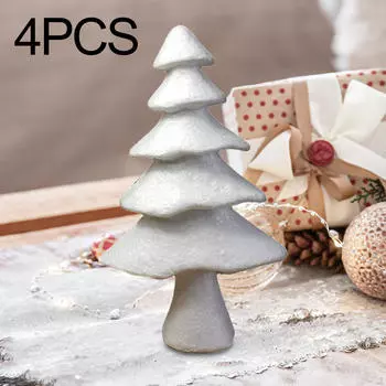 Украшение из пенопластовой елки для стола и письменного стола зимой 28cmx17cmx7.3cm