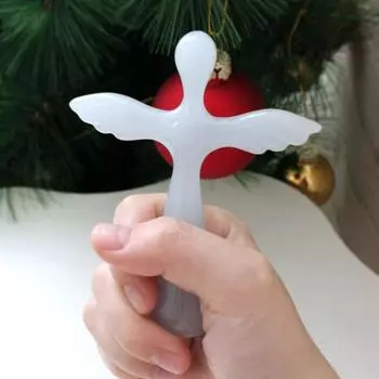 Украшение из смолы «Yousheng Angel», ручное молитвенное украшение, стоящая фигурка ангела, центральный элемент стола, христианский подарок для семьи и друзей