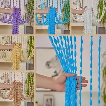 Украшение кисточкой, москитная сетка, занавеска для комнаты, разделитель окон, бусины, нитки, декор шампанского