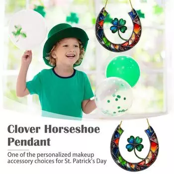 Украшение ко Дню Святого Патрика, Украшение из четырех листьев, Ирландский подарок, Рождественское украшение в стиле ирландского наследия One Size