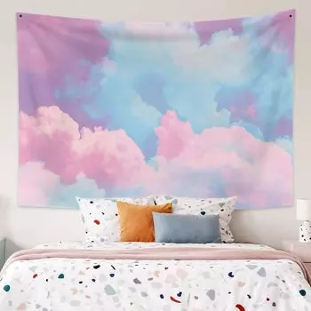 Украшение комнаты Настенная ткань Художественное украшение комнаты Аксессуары Богемное украшение дома Гобелен 100x75cm