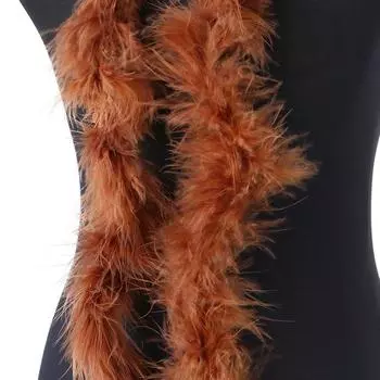 Украшение Косплей Свадебные Принадлежности Боа из Перьев Полоска Ткань для Одежды Перья Аксессуары для Одежды кофейный