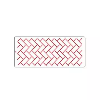 Украшение края торта ко дню рождения, полая помадка, пластиковый трафарет, форма для бордюра, сделай сам, кондитерские изделия, кексы, печенье, шаблон для украшения глазурью