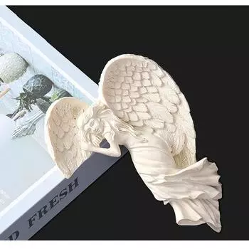 Украшение «Крылья ангела» Спасение Крылья ангела Дверная рама Подвесное украшение Гостиная Спальня Ангел Смоляной орнамент